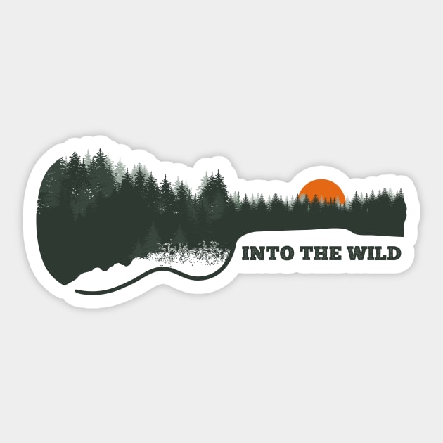 Into the Wild Sticker by RepubliRock